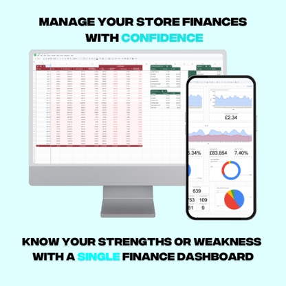 Ecommerce Store Finance Tracking P&L Sheet