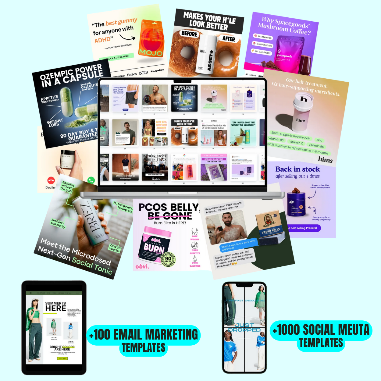 1000+ Static Ad Canva Templates