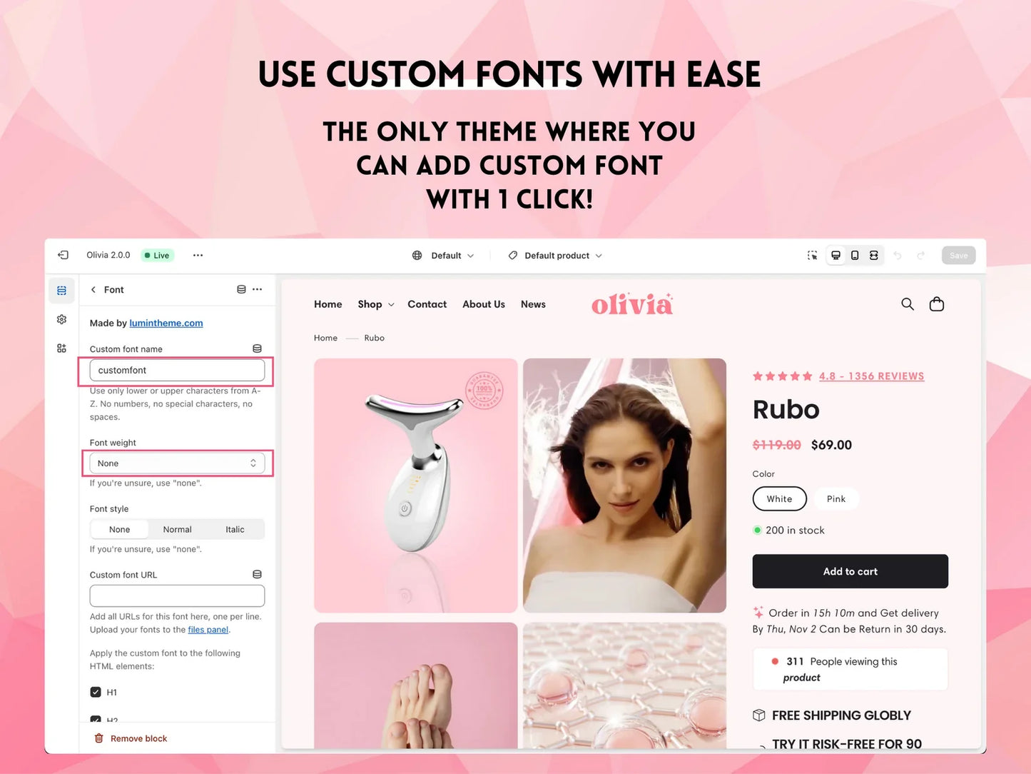 ROA Shopify Theme 2.0